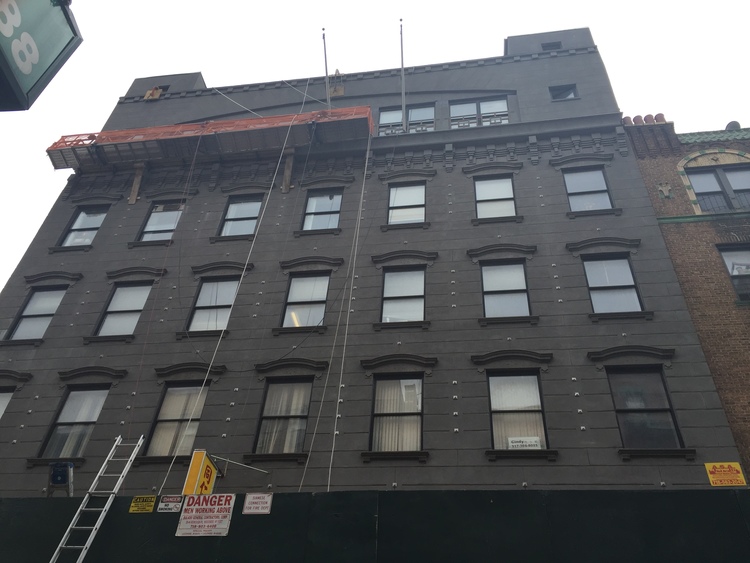 42 Mott Street – Sheet Metal Cornice/Water Table Repairs